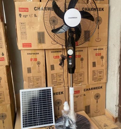 16 inches solar fan charweek fan with solar panel