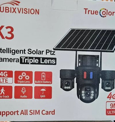 Kubixvision TrueColor Vu K3 Intelligent Solar PTZ Camera.